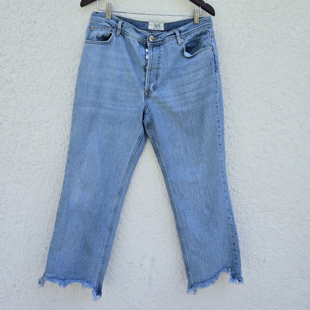 We The Free high-rise, light-wash denim  Size 30